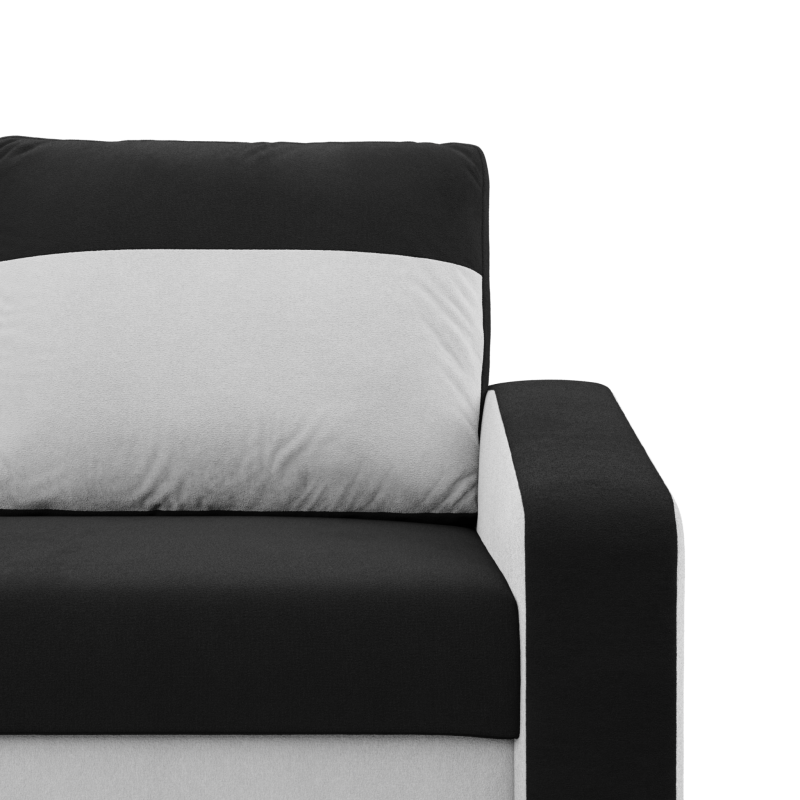 Sessel ORION, Füllung - Schaumstoff, Farbe - SCHWARZ + WEISS