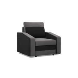 ORION Armchair, Filling - Foam, Color - GRAY + BLACK