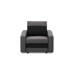 ORION Armchair, Filling - Foam, Color - GRAY + BLACK