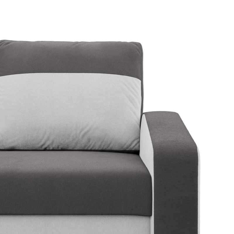 ORION Armchair, Filling - Foam, Color - GRAY + WHITE