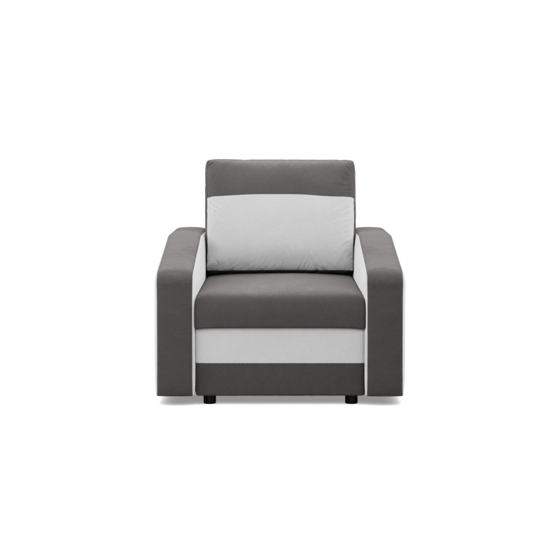 ORION Armchair, Filling - Foam, Color - GRAY + WHITE