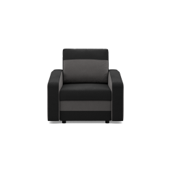 ORION Armchair, Filling - Spring, Color - BLACK + GRAY