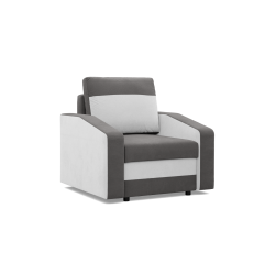 ORION Armchair, Filling - Spring, Color - GRAY + WHITE