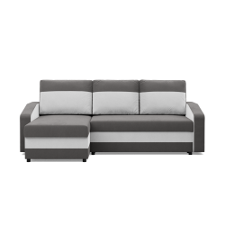 ORION Corner Sofa, Filling - Foam, Color - GRAY + WHITE