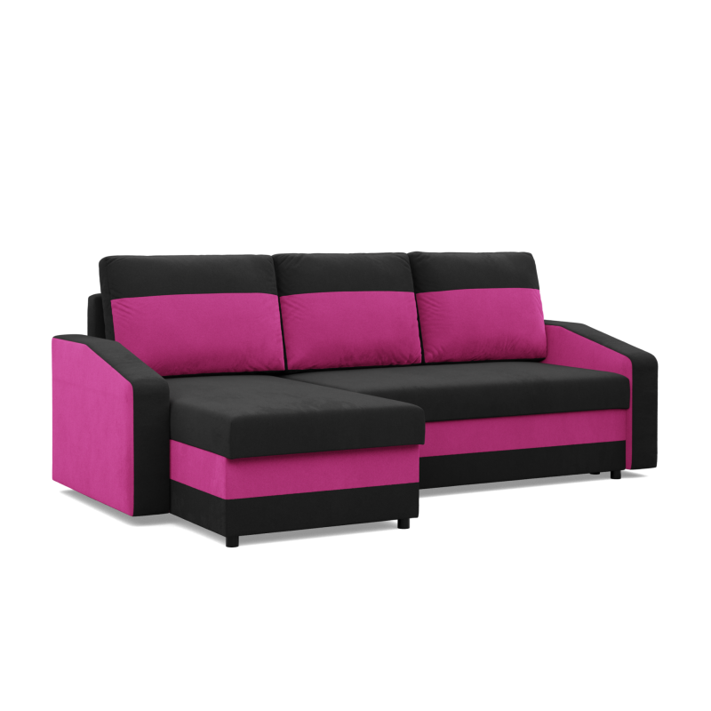 Esquina ORION, Relleno - Espuma, Color - NEGRO + FUCSIA