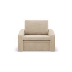Ausklappbarer Sessel Orbit 80, Farbe - BEIGE - Poso 100