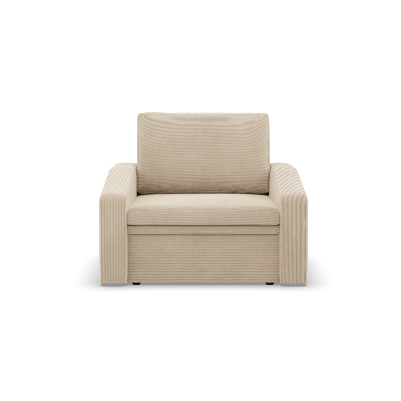 Ausklappbarer Sessel Orbit 80, Farbe - BEIGE - Poso 100