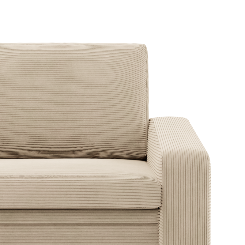 Ausklappbarer Sessel Orbit 80, Farbe - BEIGE - Poso 100