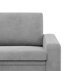 Ausziehbarer Sessel Orbit 80, Farbe - HELLGRAU - Poso 055