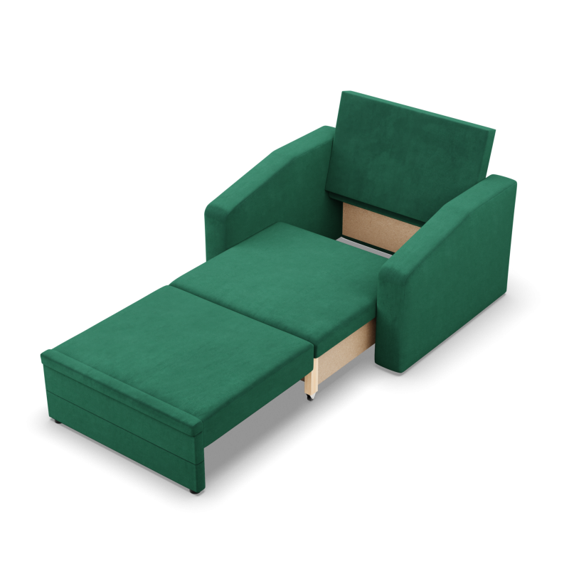 Orbit 80 Recliner Chair, Color - BOTTLE GREEN - Kronos 019