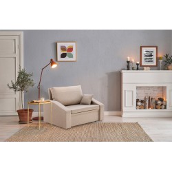 Klappbarer Sessel Orbit 80, Farbe - BEIGE - Malmo New 08