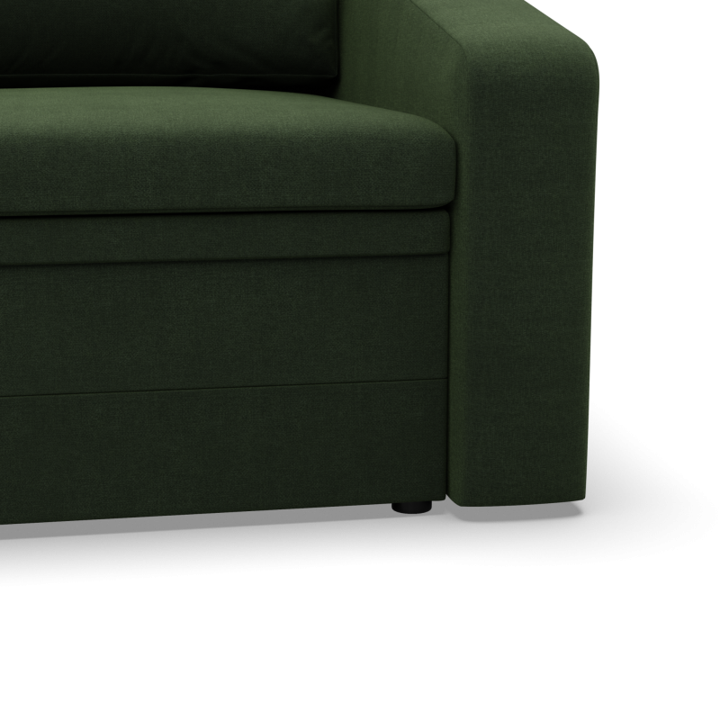 Ausziehbarer Sessel Orbit 80, Farbe - GRÜN - Malmo New 037