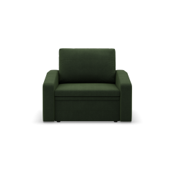 Ausziehbarer Sessel Orbit 80, Farbe - GRÜN - Malmo New 037