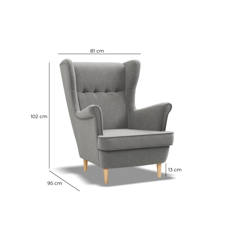 VELO Armchair, Color - LIGHT PINK