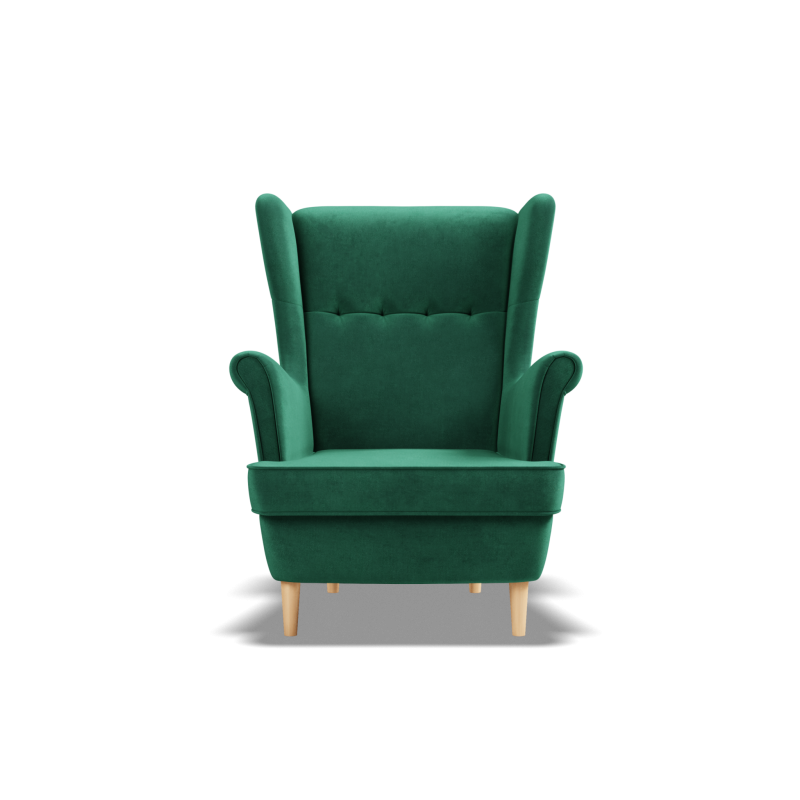 Sessel VELO, Farbe - FLASCHENGRÜN