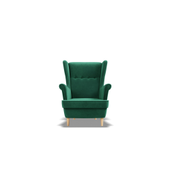 Velo Mini Armchair, Color - BOTTLE GREEN