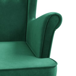 Velo Mini Armchair, Color - BOTTLE GREEN