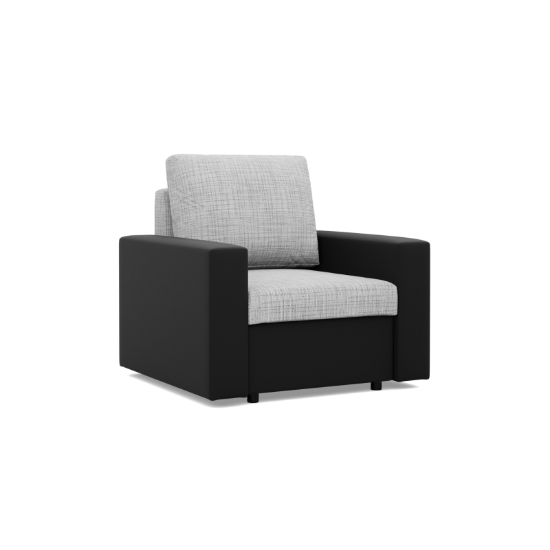 Chair LUNA, Color - GRAY + BLACK