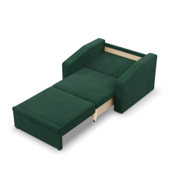 Ausklappbarer Sessel Orbit 90, Farbe - FLASCHENGRÜN - Poso 014