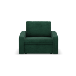 Convertible Armchair Orbit 90, Color - BOTTLE GREEN - Poso 014
