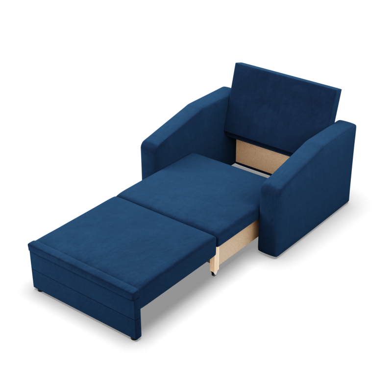 Orbit 90 Recliner Chair, Color - NAVY BLUE - Kronos 09