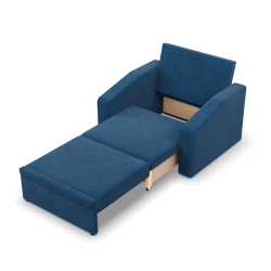 Klappbarer Sessel Orbit 90, Farbe - MARINEBLAU - Poso 005