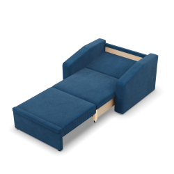 Klappbarer Sessel Orbit 90, Farbe - MARINEBLAU - Poso 005