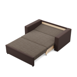 Sofa LUNA , Kolor - BRĄZ + CAPPUCCINO