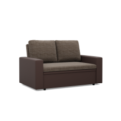 Sofa LUNA, Farbe - BRAUN + CAPPUCCINO