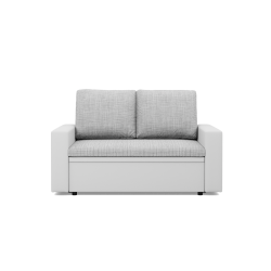 Sofa LUNA, Farbe - GRAU + WEISS