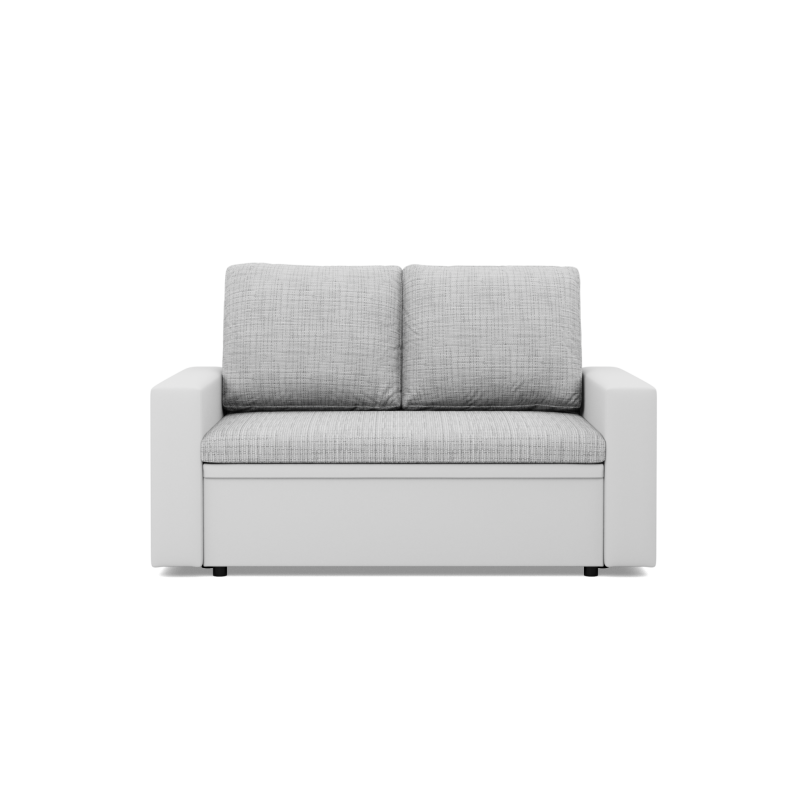 Sofa LUNA , Kolor - SZARY + BIAŁY