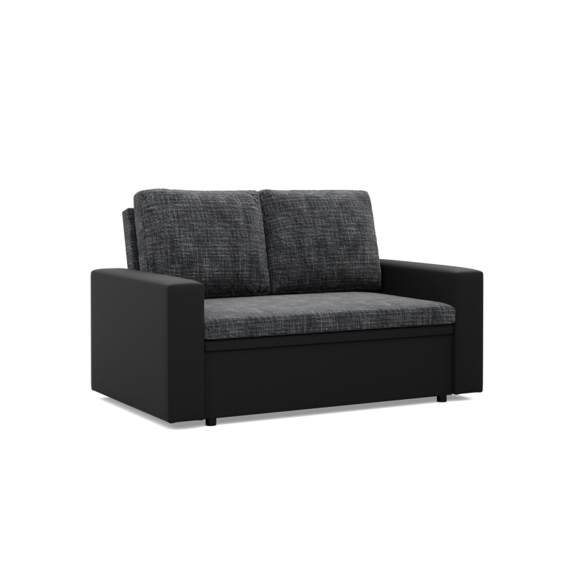 Sofa LUNA, Color - DARK GRAY + BLACK