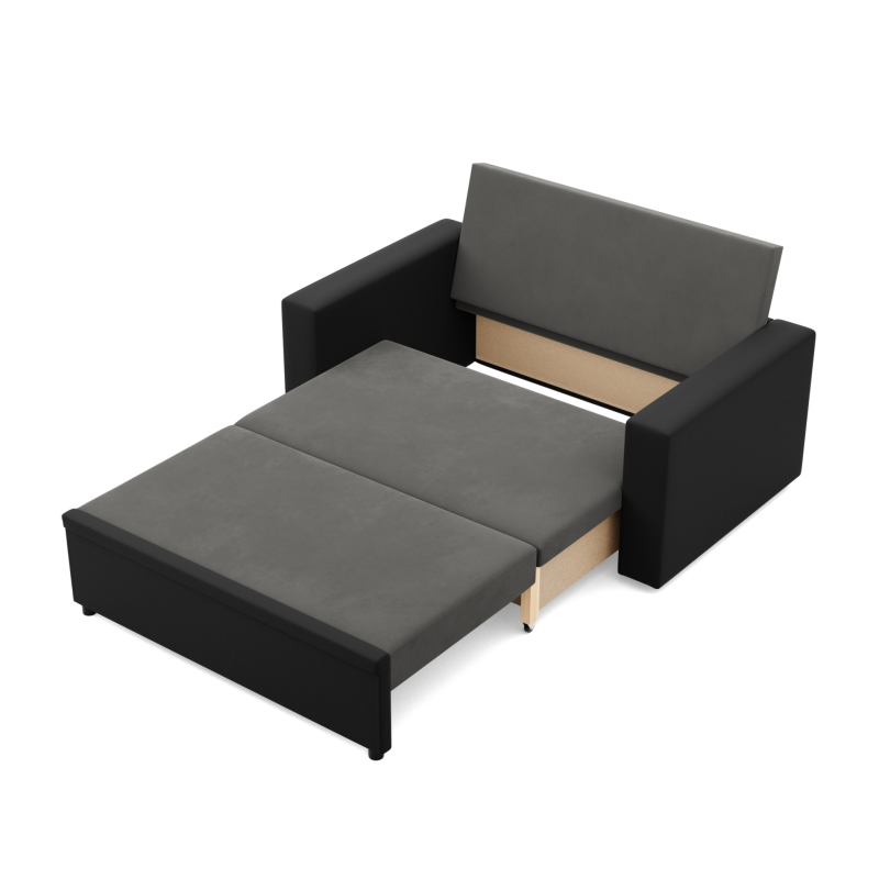 Sofa LUNA, Color - GRAY + BLACK