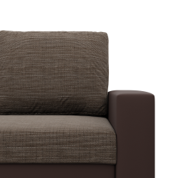 LUNA Corner Sofa, Color - BROWN + CAPPUCCINO
