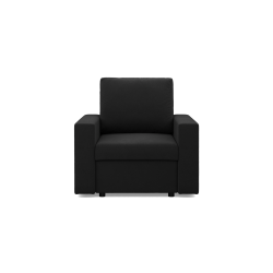 Sillón NEO Micro, Relleno - Espuma, Color - NEGRO, Tipo de reposabrazos - Recto