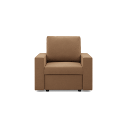 Sillón NEO Micro, Relleno - Espuma, Color - CAPUCHINO, Tipo de reposabrazos - Recto