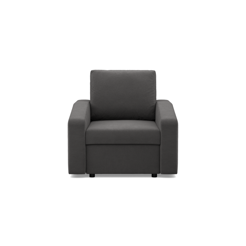 Sillón NEO Mikro, Relleno - Espuma, Color - GRIS, Tipo de reposabrazos - Inclinado