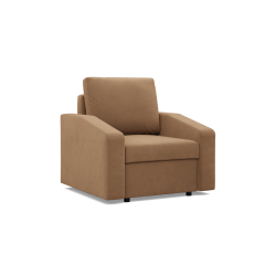 Крісло NEO Mikro, Наповнення - Пінне, Колір - КАПУЧИНО, Тип підлокітника - Косий