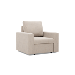 NEO Kronos Sessel, Polsterung - Federkern, Farbe - BEIGE, Armlehnenart - Gerade