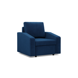 Sillón NEO Kronos, Relleno - De muelles, Color - AZUL MARINO, Tipo de reposabrazos - Inclinado