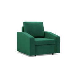 Sillón NEO Kronos, Relleno - De muelles, Color - VERDE BOTELLA, Tipo de reposabrazos - Inclinado