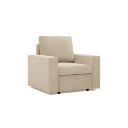 NEO Poso Armchair, Filling - Spring, Color - BEIGE, Type of armrest - Straight