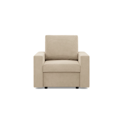 Sessel NEO Poso, Füllung - Federkern, Farbe - BEIGE, Armlehnentyp - Gerade