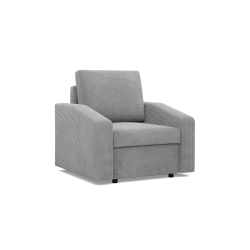NEO Poso Armchair, Filling - Spring, Color - GRAY, Type of armrest - Slanted