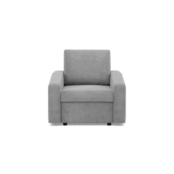 Sillón NEO Poso, Relleno - de Muelles, Color - GRIS, Tipo de reposabrazos - Inclinado