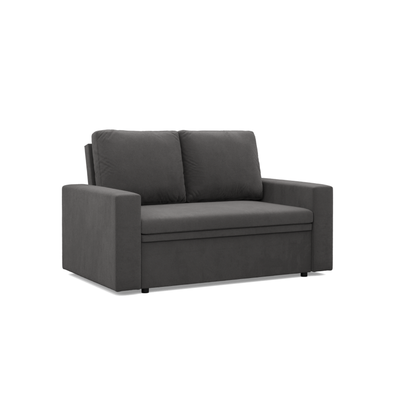 Sofa NEO Mikro , Kolor - SZARY, Rodzaj podłokietnika - Prosty