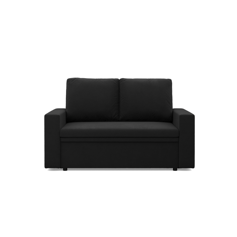 Sofa NEO Mikro, Farbe - SCHWARZ, Art der Armlehne - Gerade