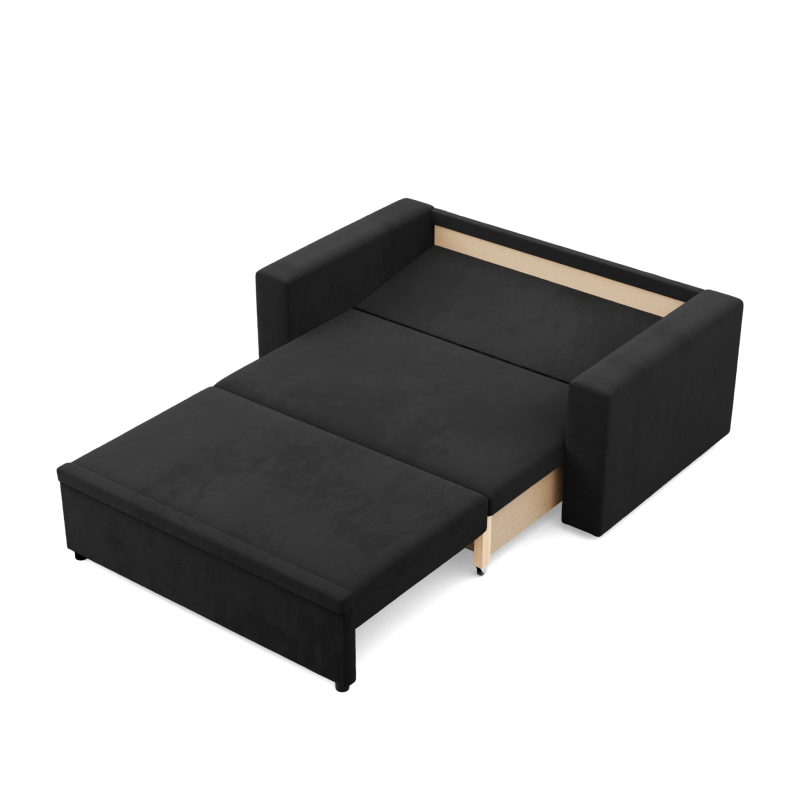 Sofa NEO Micro, Color - BLACK, Type of armrest - Straight