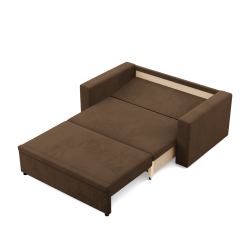 Sofá NEO Micro, Color - MARRÓN, Tipo de reposabrazos - Recto