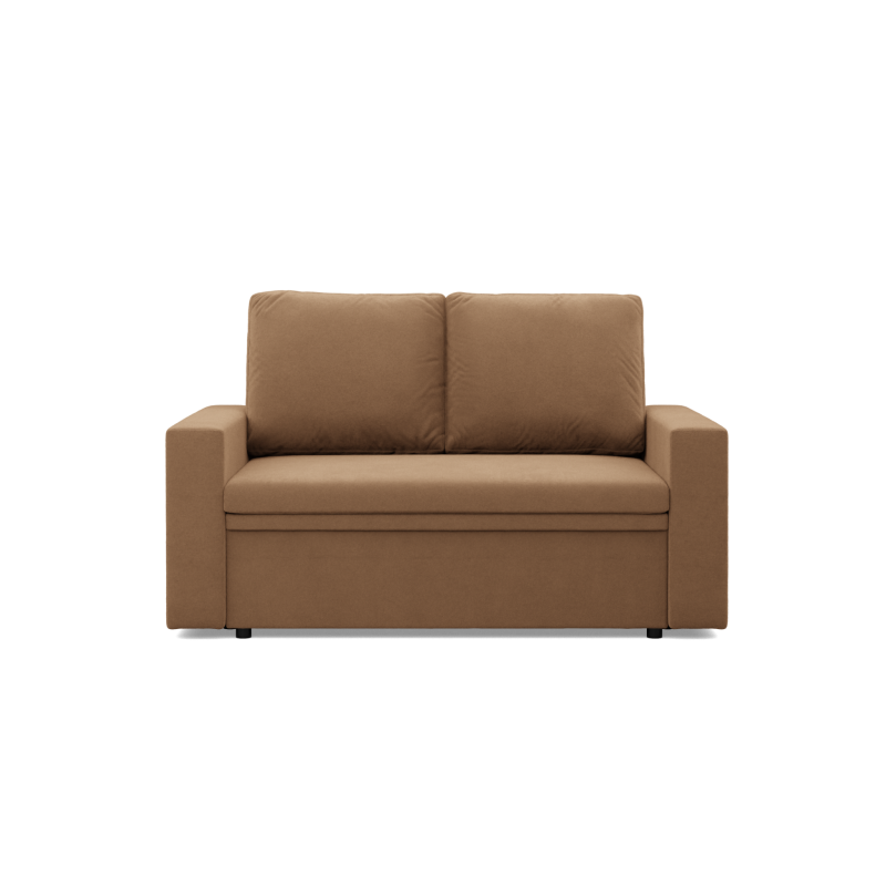 Sofa NEO Mikro , Kolor - CAPPUCCINO, Rodzaj podłokietnika - Prosty